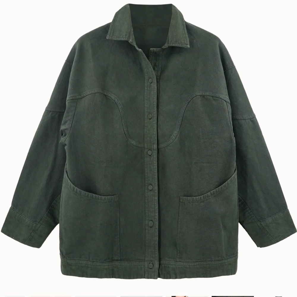 Mirth Teton Jacket size Large - Olive cotton jacket - New